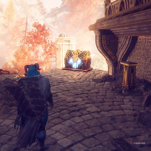 Rook finds a chest that contains an unique item in Arlathan Forest in Dragon Age: Veilguard.
