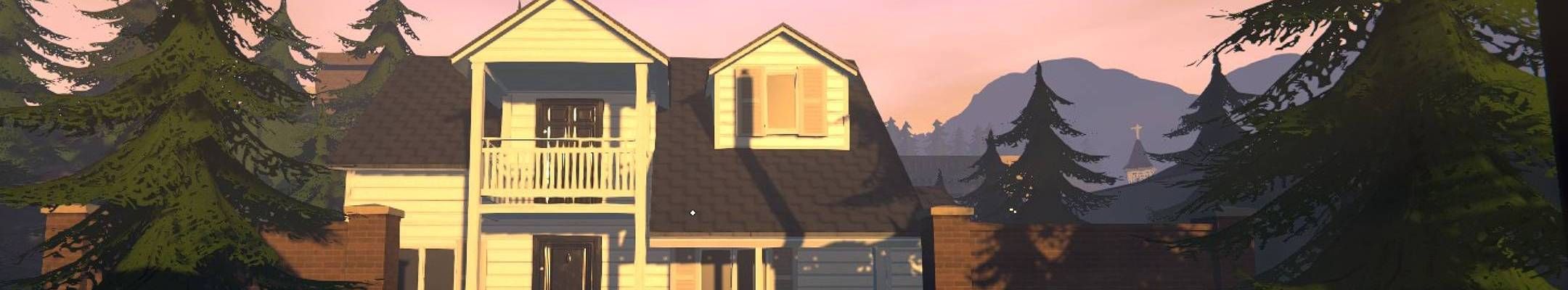 Schedule 1, the Mayor's house at sunset.