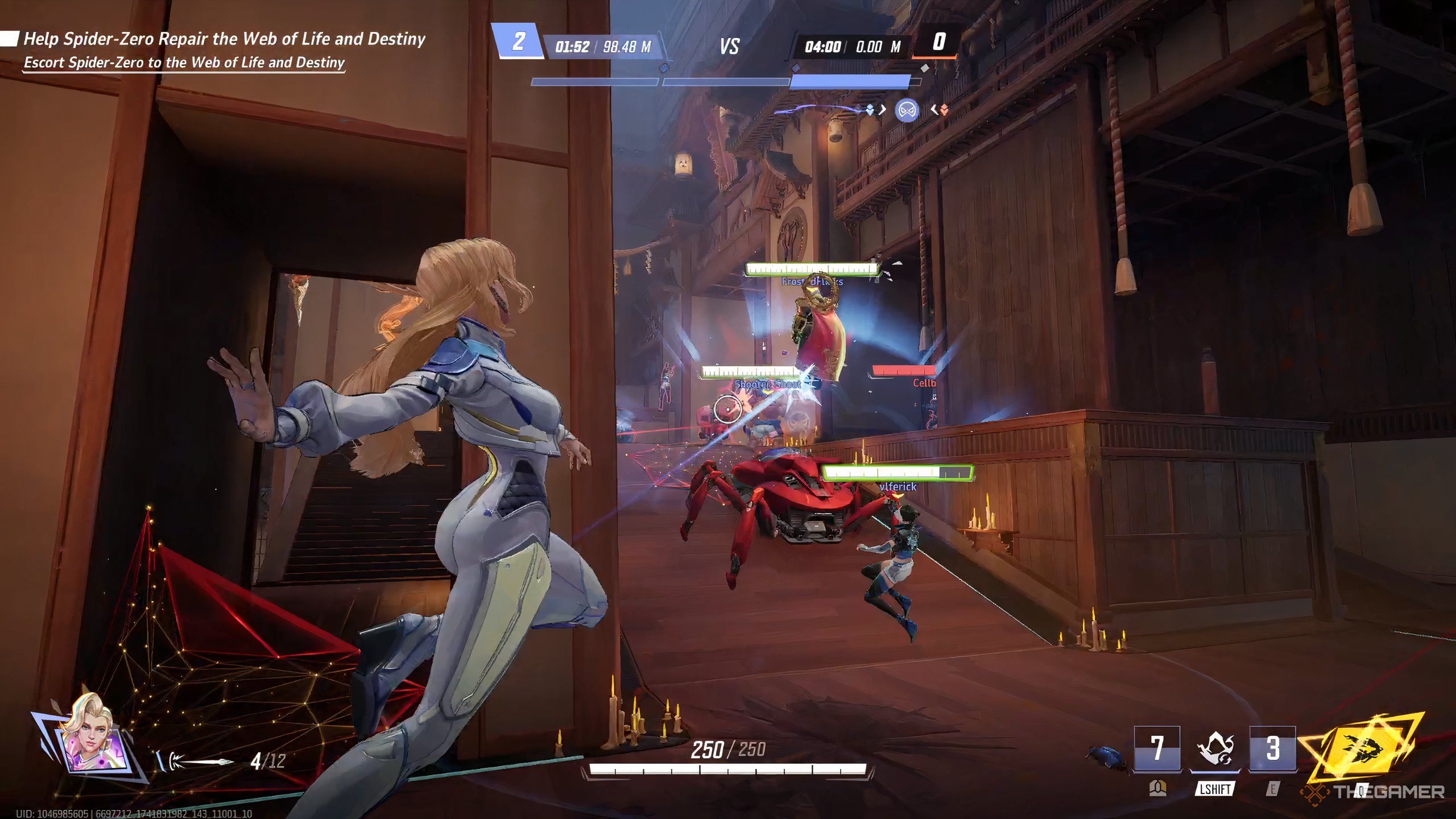 Cloak & Dagger on the Tokyo 2099 map in Marvel Rivals. 