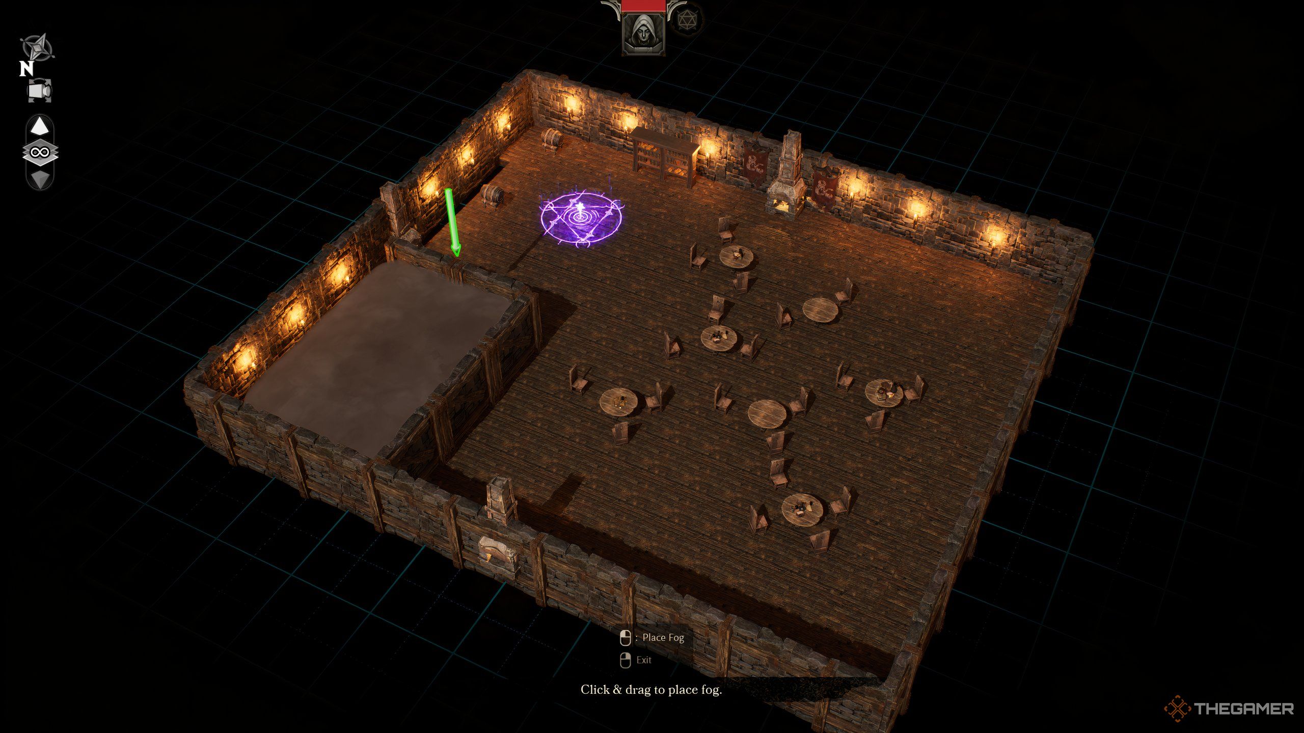 A map of a tavern in Project Sigil in Dungeons & Dragons. 