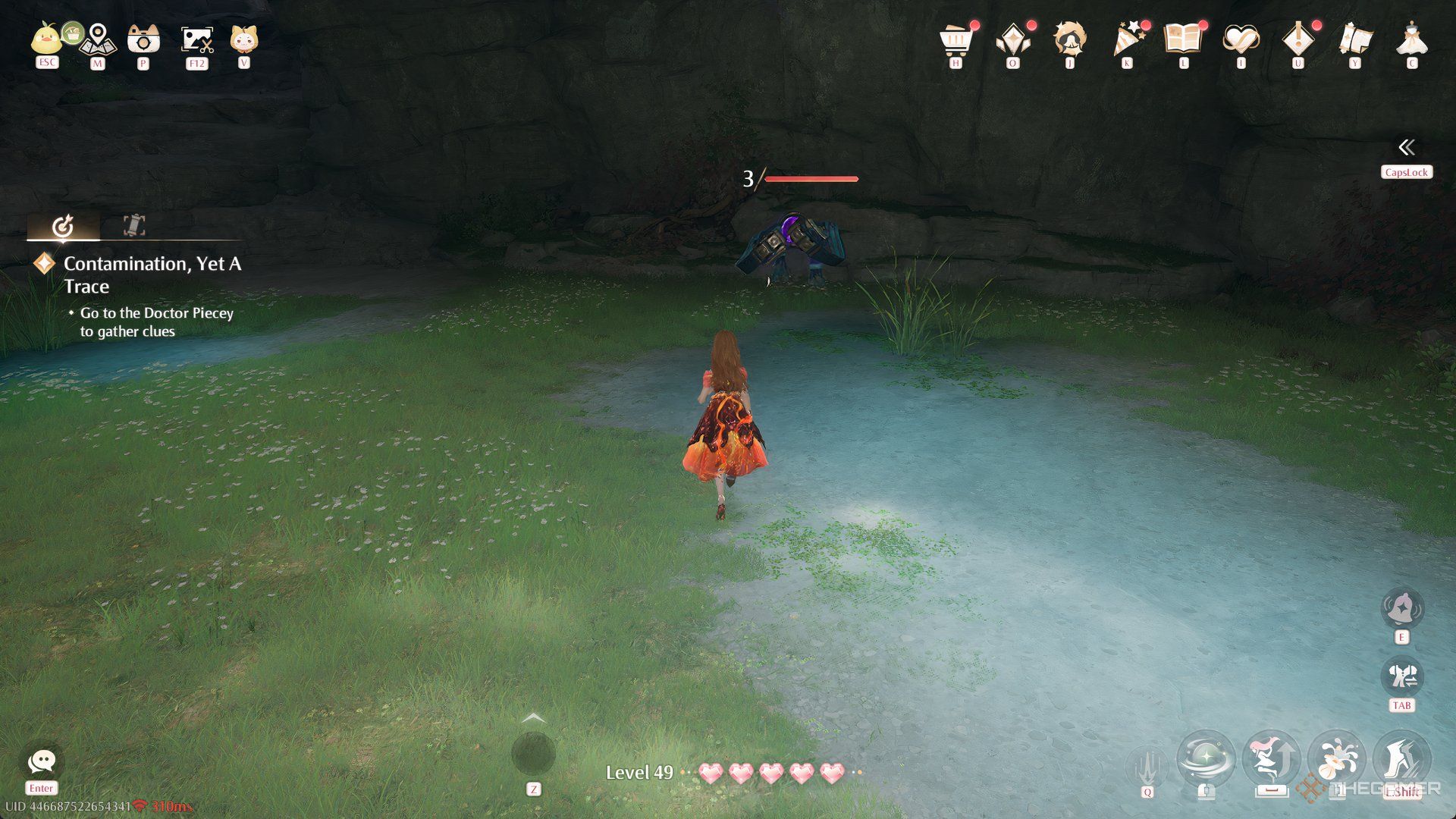 Nikki is facing off against the Competitive Belt in Infinity Nikki.