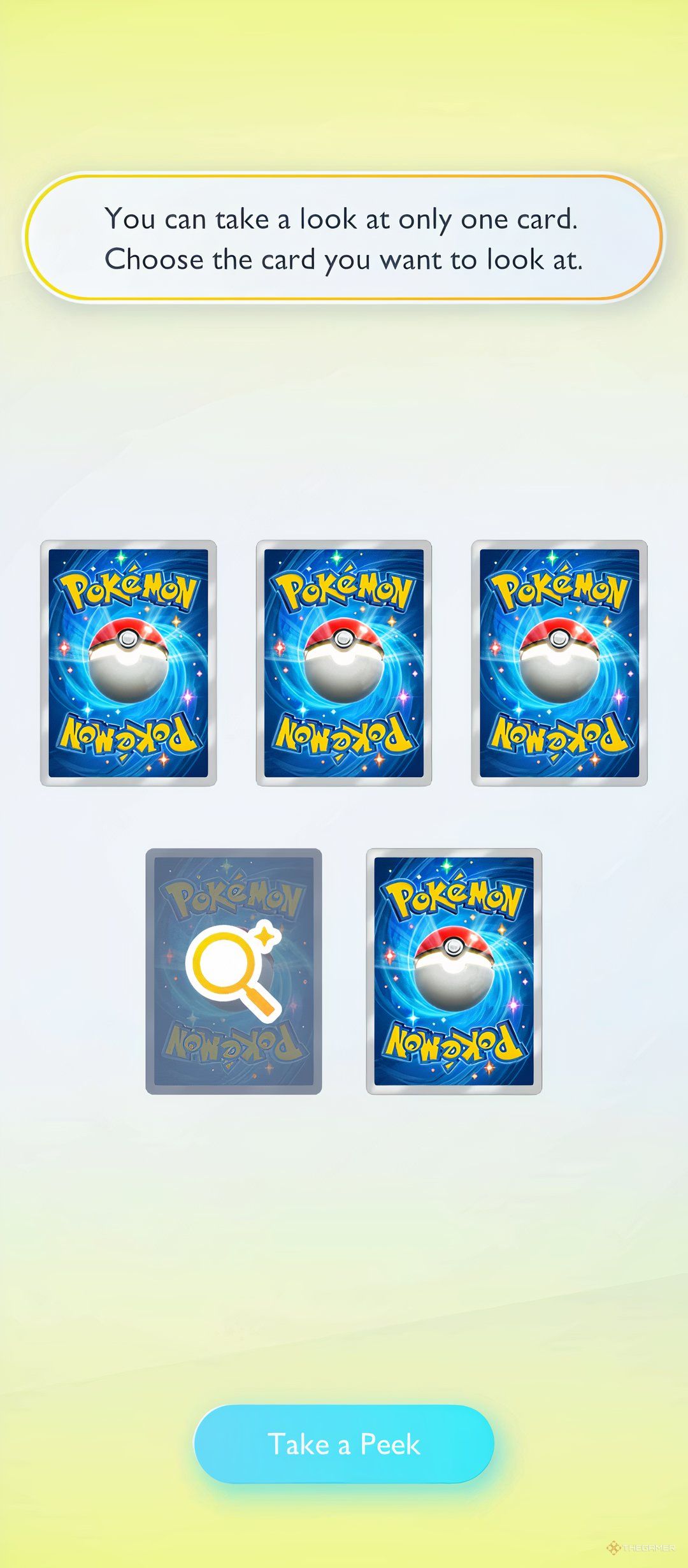 The Sneak Peek is active in the Wonder Picks in Pokemon Pocket.