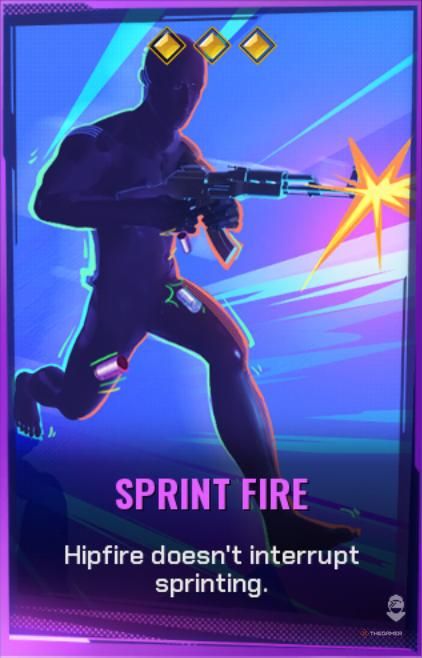 Sprint Fire Shard Card in FragPunk.