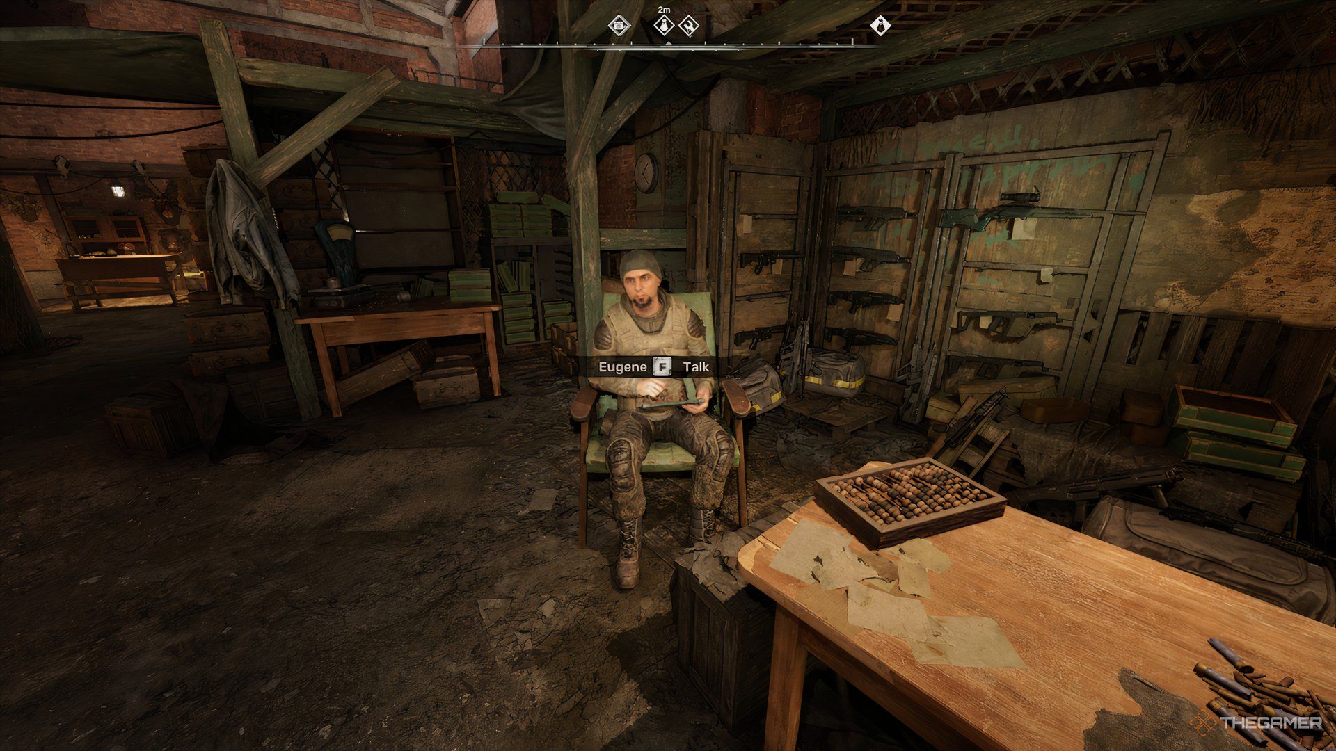 Eugene the trader in Rostok in Stalker 2.