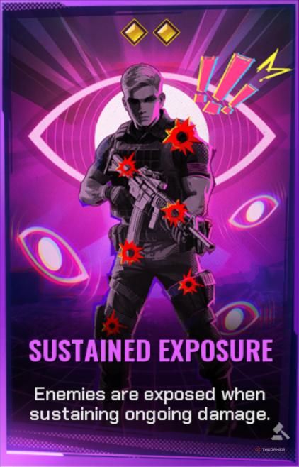 Sustained Exposure Shard Card in FragPunk.