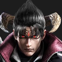 An icon showcasing the portrait image of Devil Jin in Tekken 8.