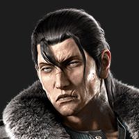 An icon showcasing the portrait image of Dragunov in Tekken 8.