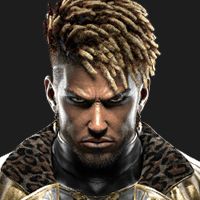 An icon showcasing the portrait image of Eddy in Tekken 8.