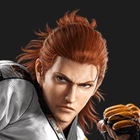 An icon showcasing the portrait image of Hwoarang in Tekken 8.