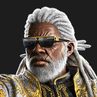 An icon showcasing the portrait image of Leroy in Tekken 8.