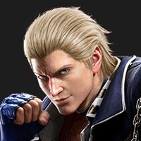 An icon showcasing the portrait image of Steve in Tekken 8.
