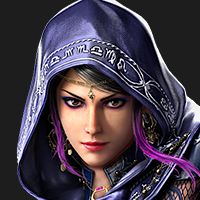 An icon showcasing the portrait image of Zafina in Tekken 8.