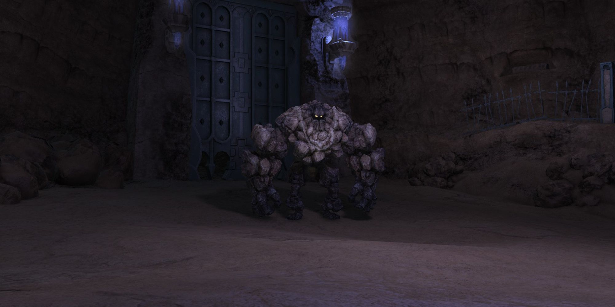 The Temple Guardian, the second boss of The Sunken Temple of Qarn in Final Fantasy 14.