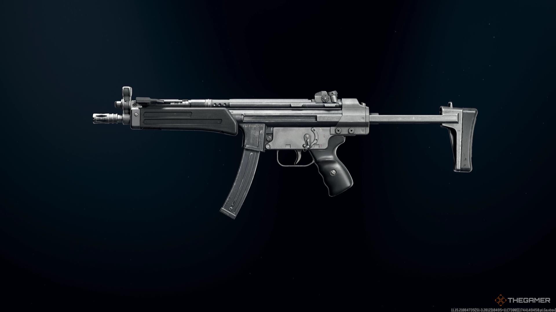 The C9 in the weapon selection screen in Call of Duty Warzone.