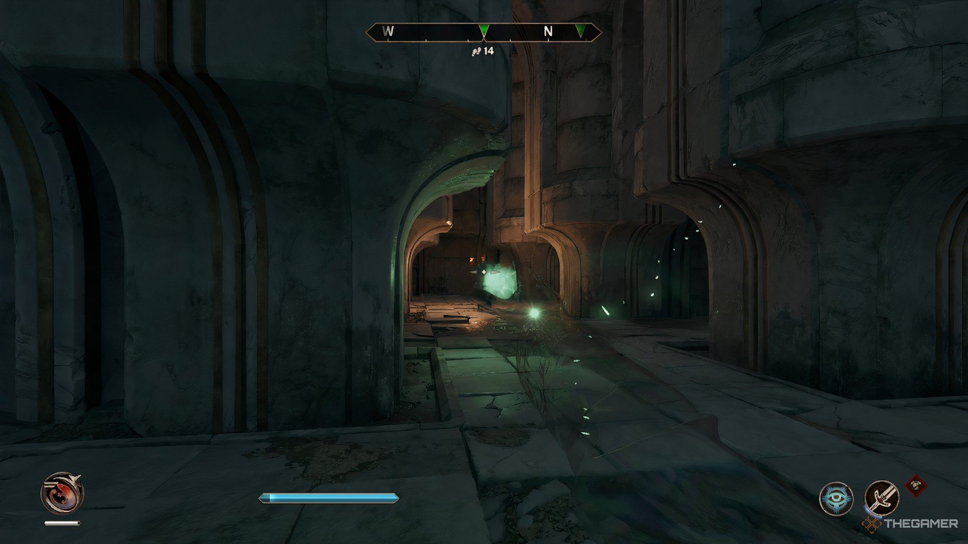 Casting Namira's Shroud at enemies in The Elder Scrolls IV Oblivion Remastered.