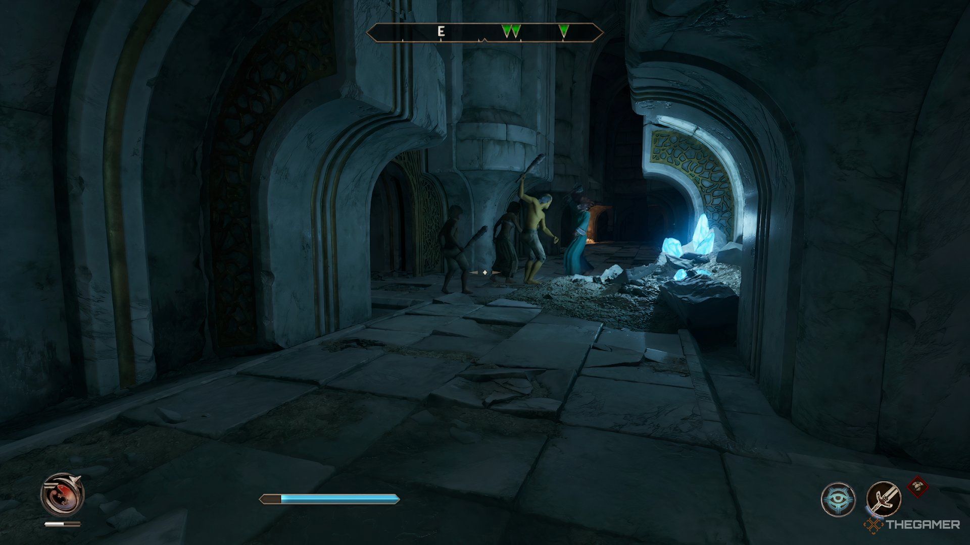 Forgotten Ones attacking in The Elder Scrolls IV Oblivion Remastered.