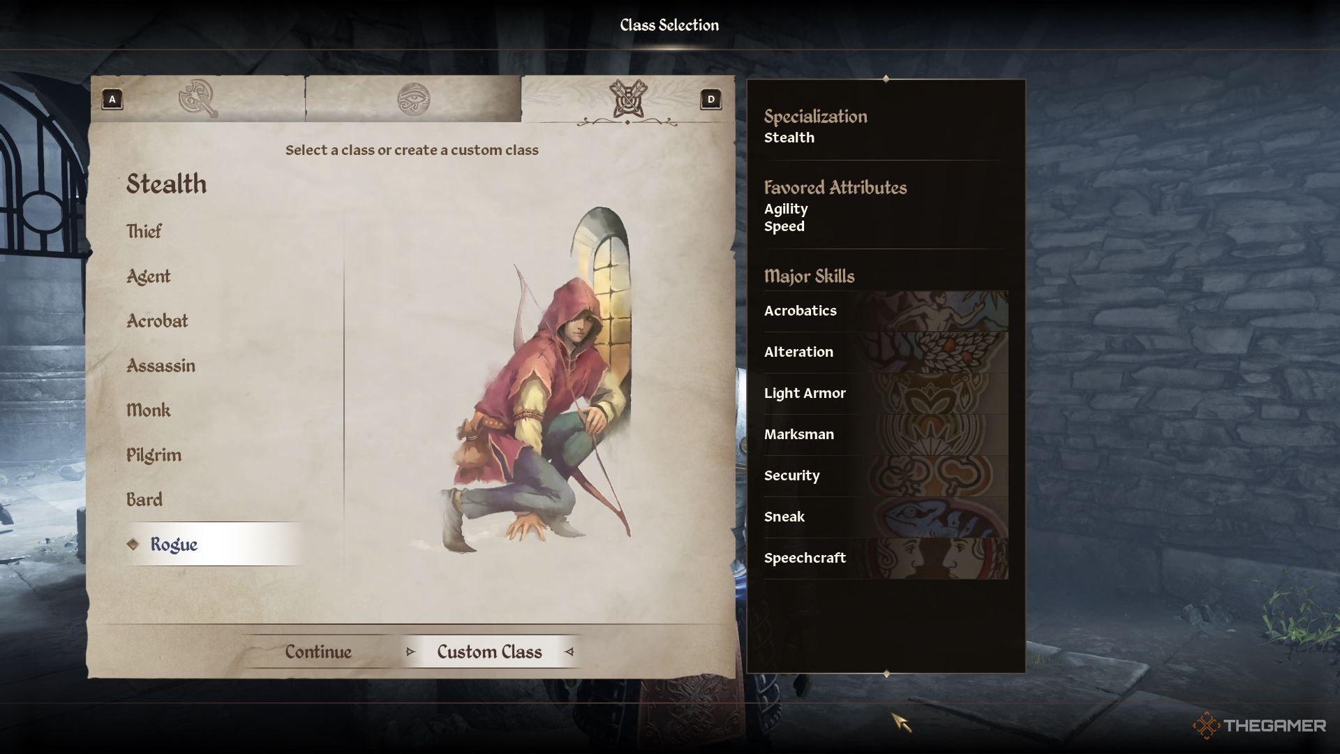 The Elder Scrolls IV Oblivion Remastered Building a custom stealth class called Rogue.