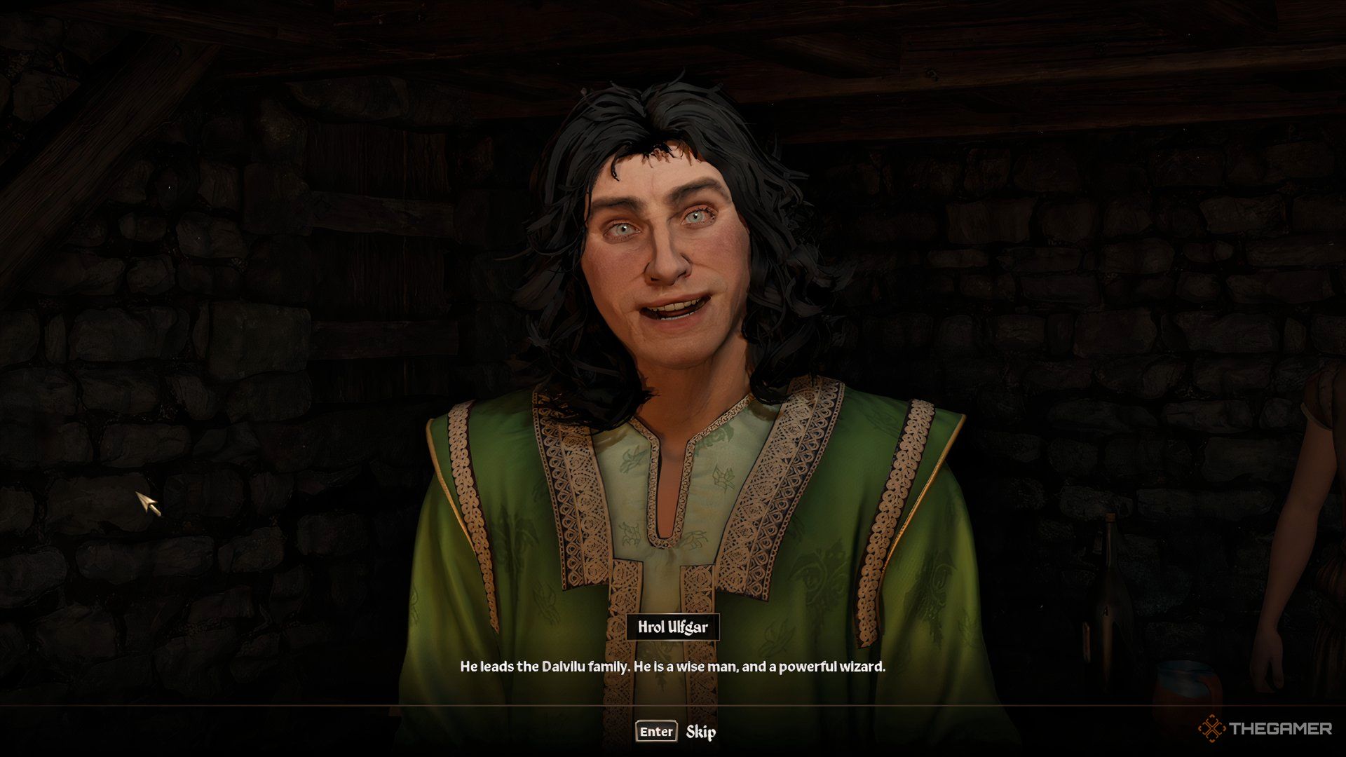 Talking to Hrol Ulfgar in The Elder Scrolls IV Oblivion Remastered.