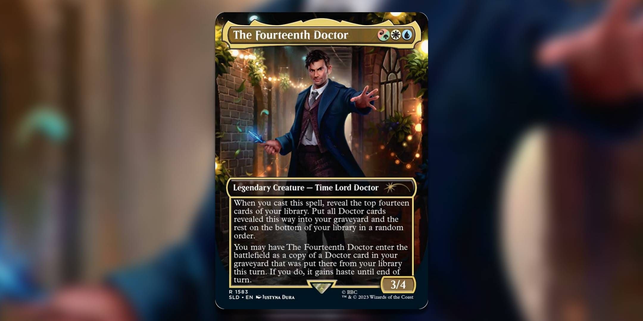 The Magic The Gathering card The Fourteenth Doctor by Justyna Dura.