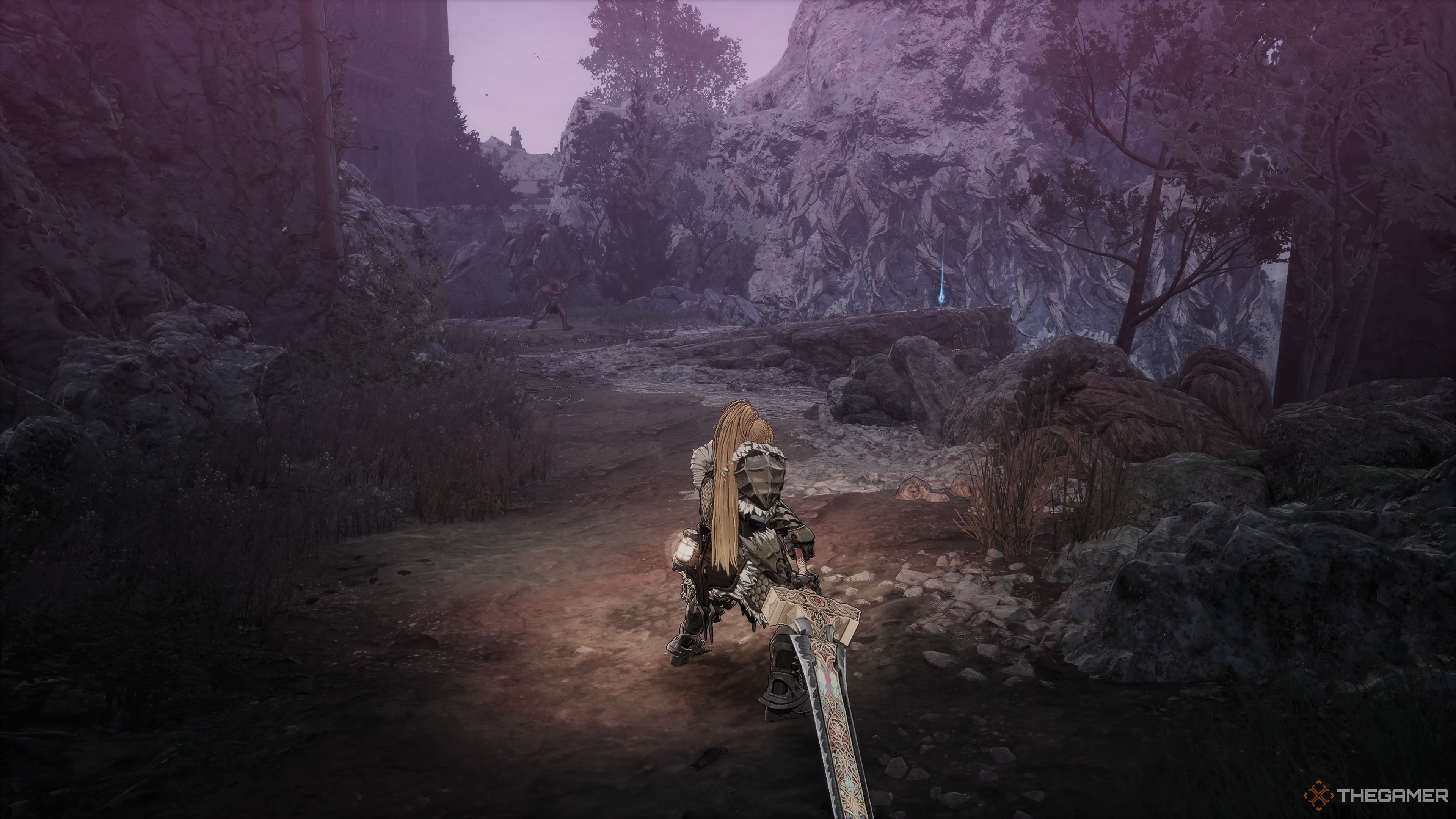 The part of the Bloodied Sanctuary after the elevator in The First Berserker Khazan.