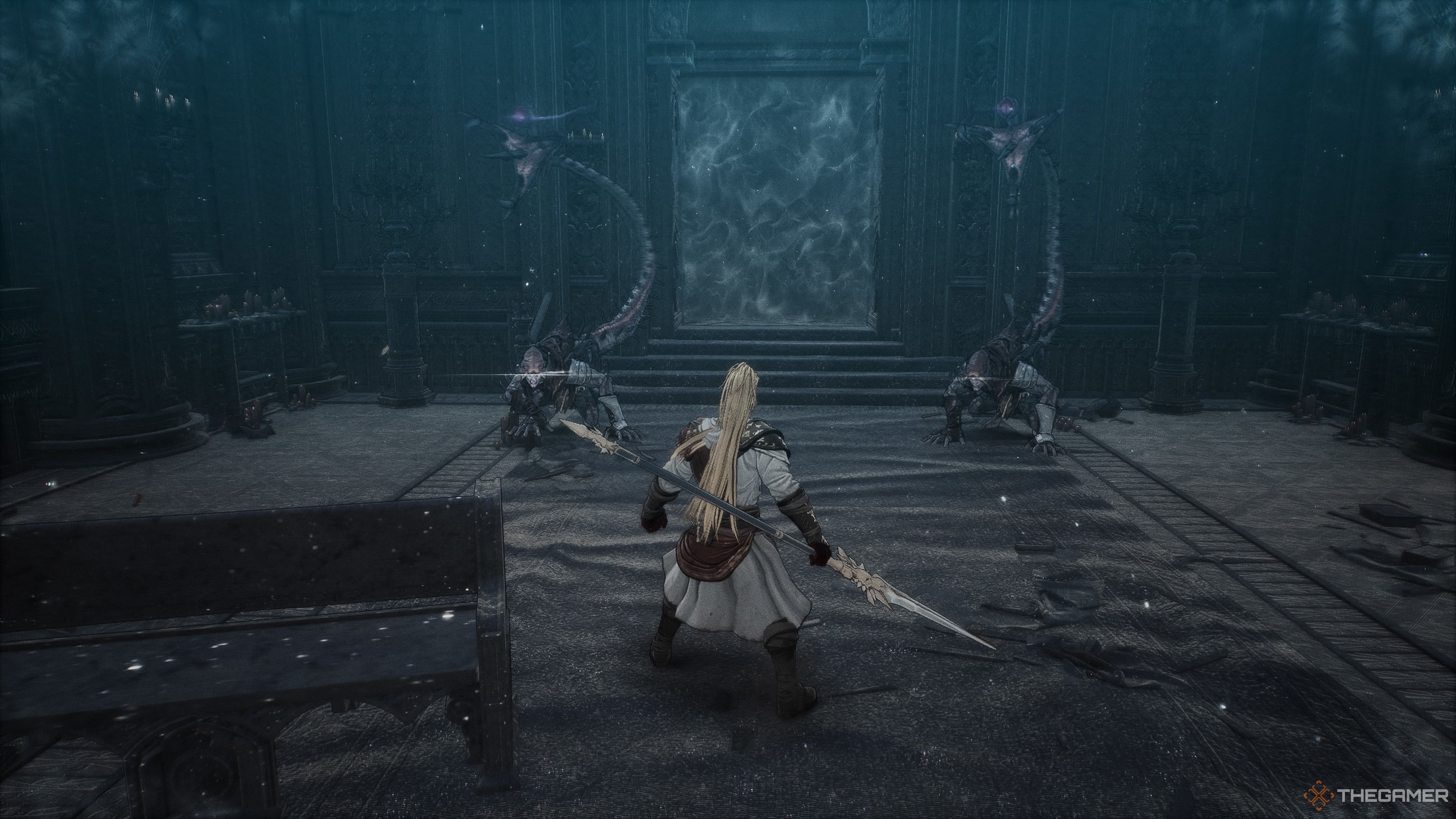 The two twisted mages in the Master Of Chaos mission of The First Berserker Khazan.