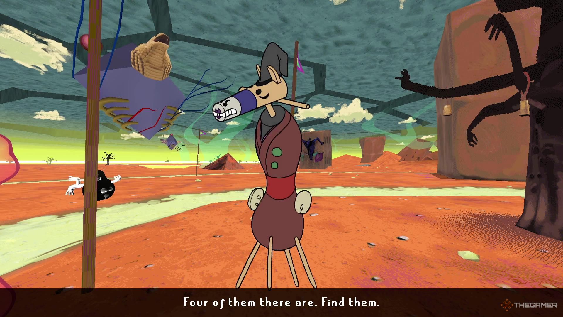 The Wooden Horse asks Ena to find their pets in Ena Dream BBQ.