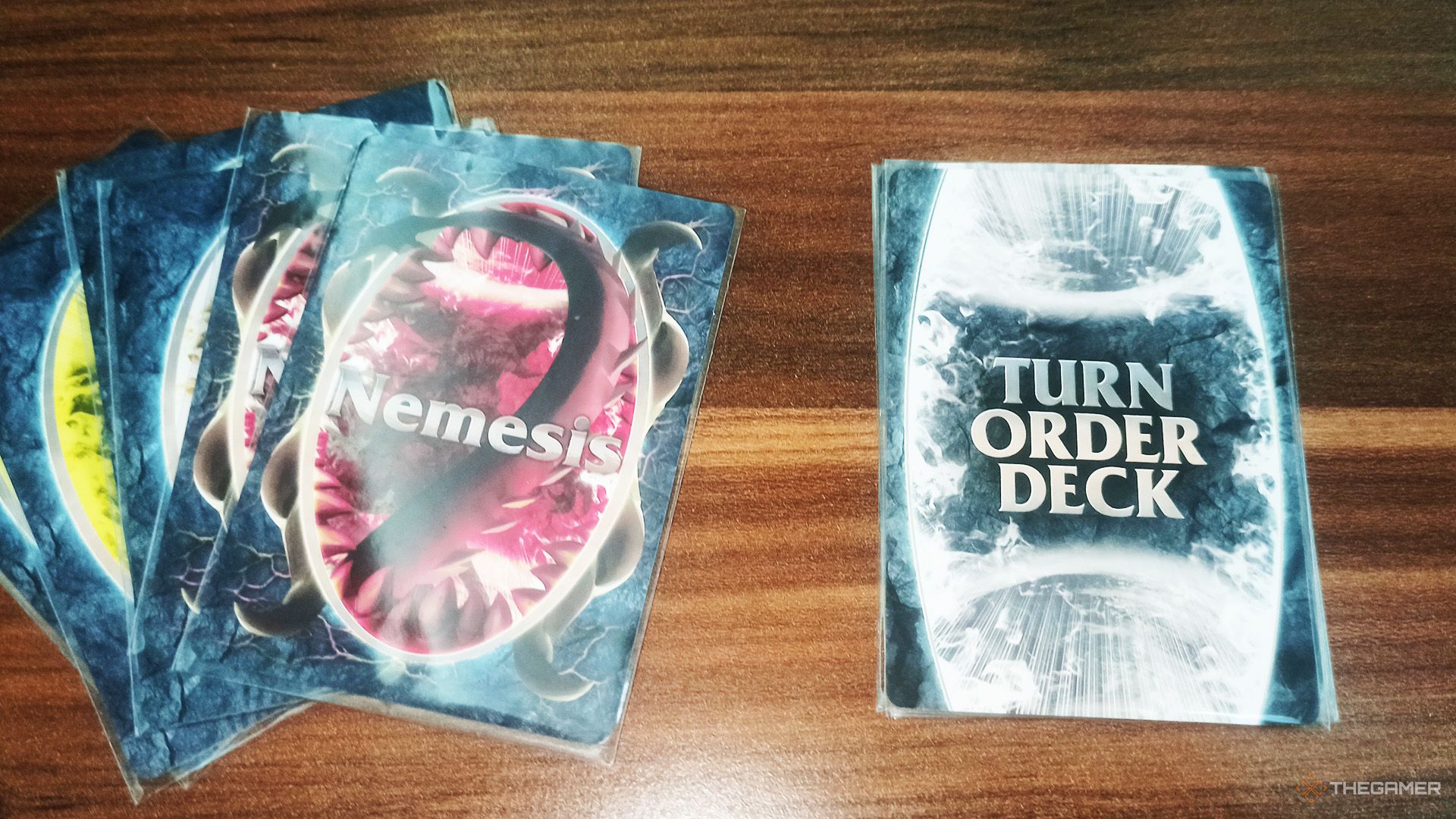 Turn order deck and revealed cards in Aeon's End.