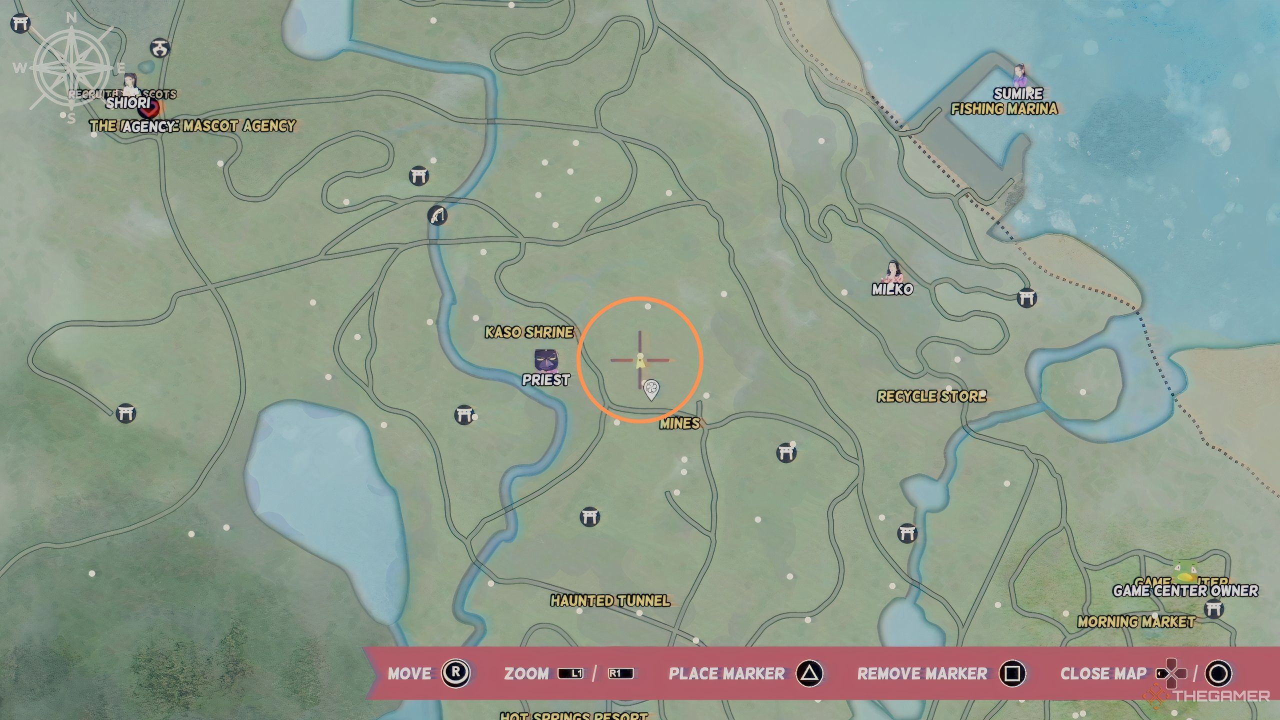 The location of the Mines cat in Promise Mascot Agency.