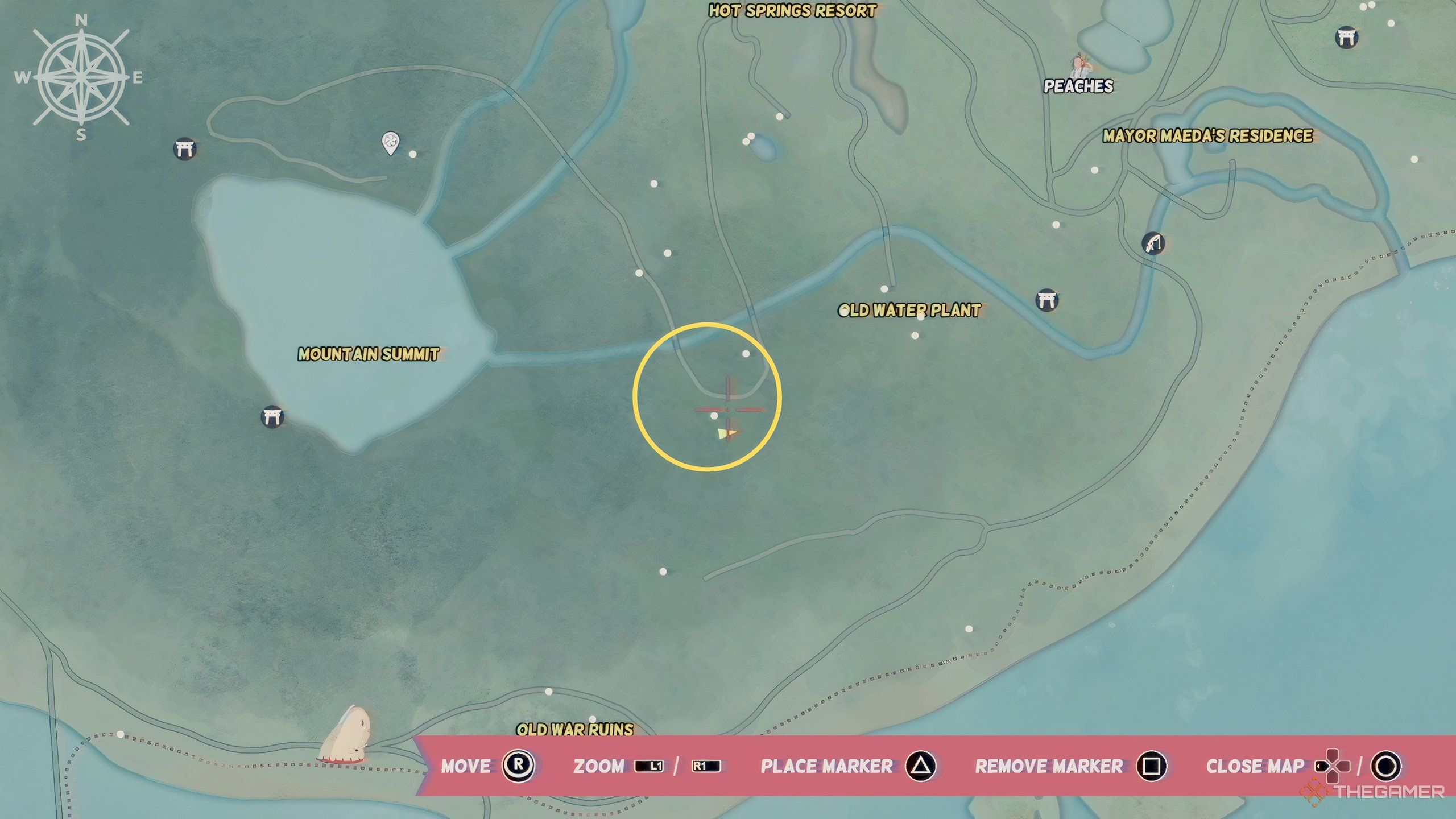 The location of the Idol Flash Drive item in Promise Mascot Agency.