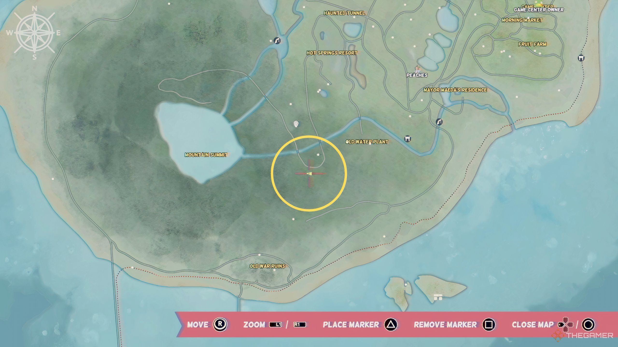 The location of the Mountainous Mustard Plant in Promise Mascot Agency.