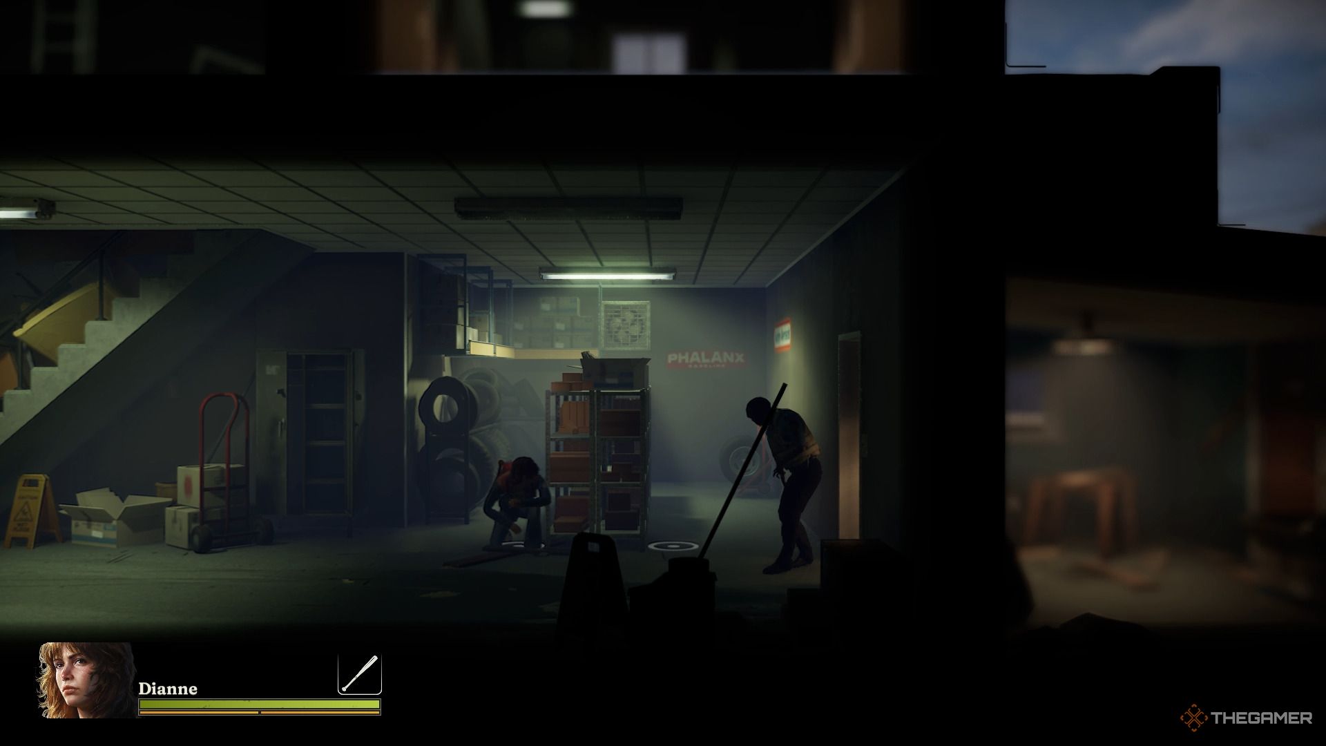 Using stealth to get past a zombie in Into the Dead - Our Darkest Days.