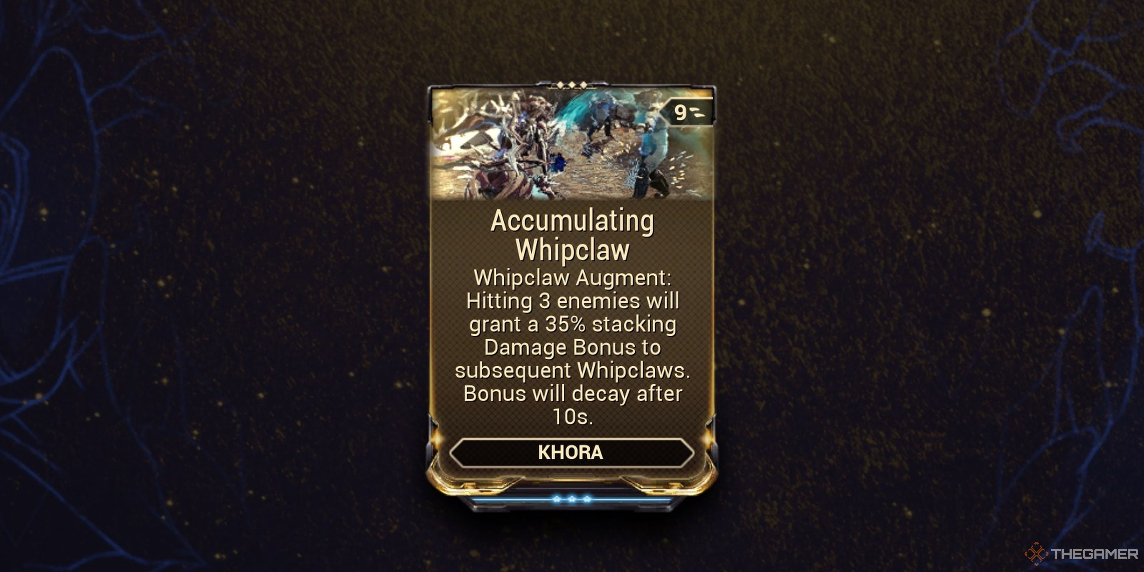 Warframe Accumulating Whipclaw Augment