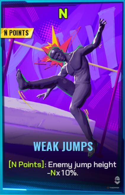 Weak Jumps Shard Card in FragPunk.