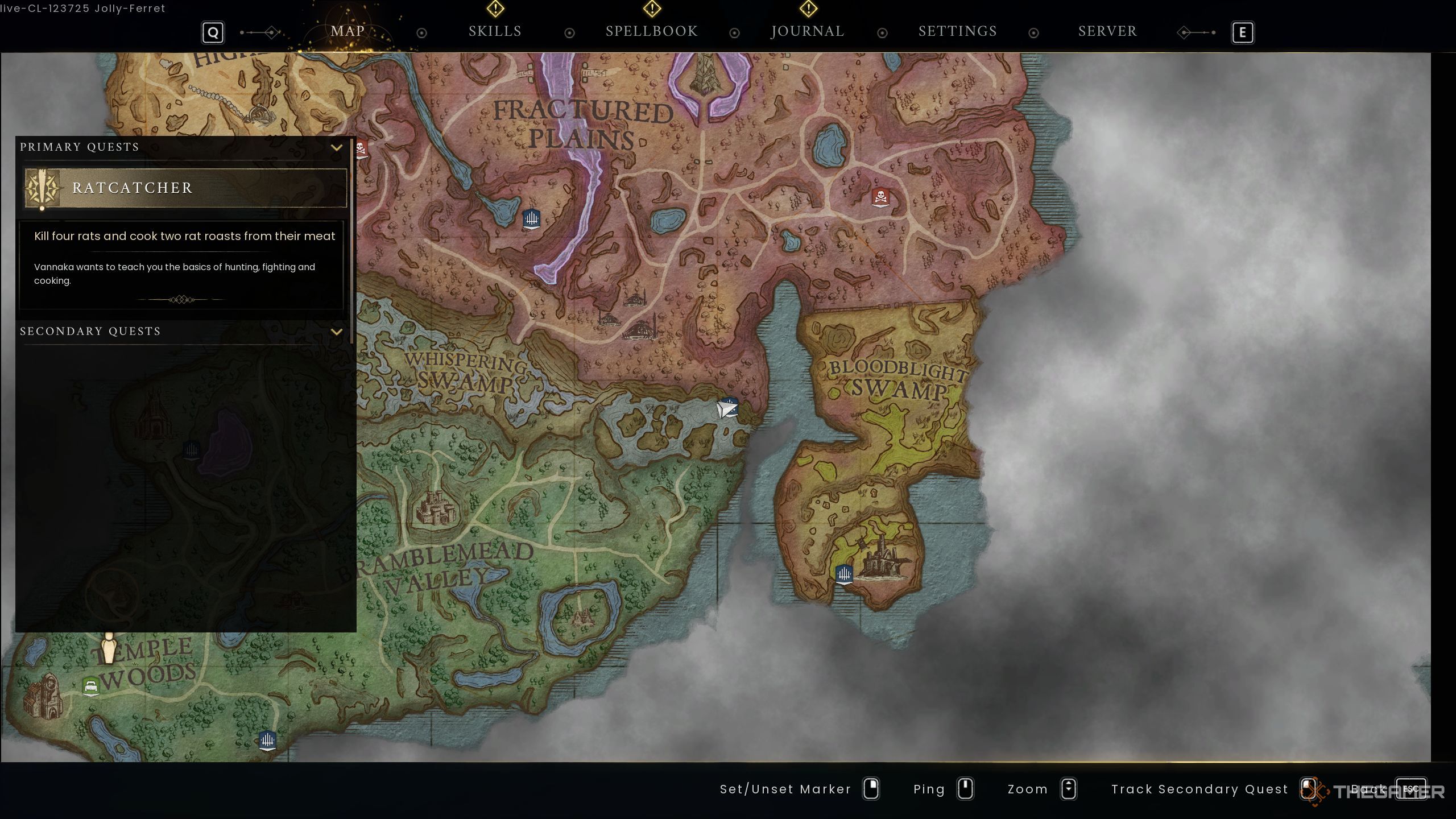Whispering Swamp Vault location in Runescape: Dragonwilds.