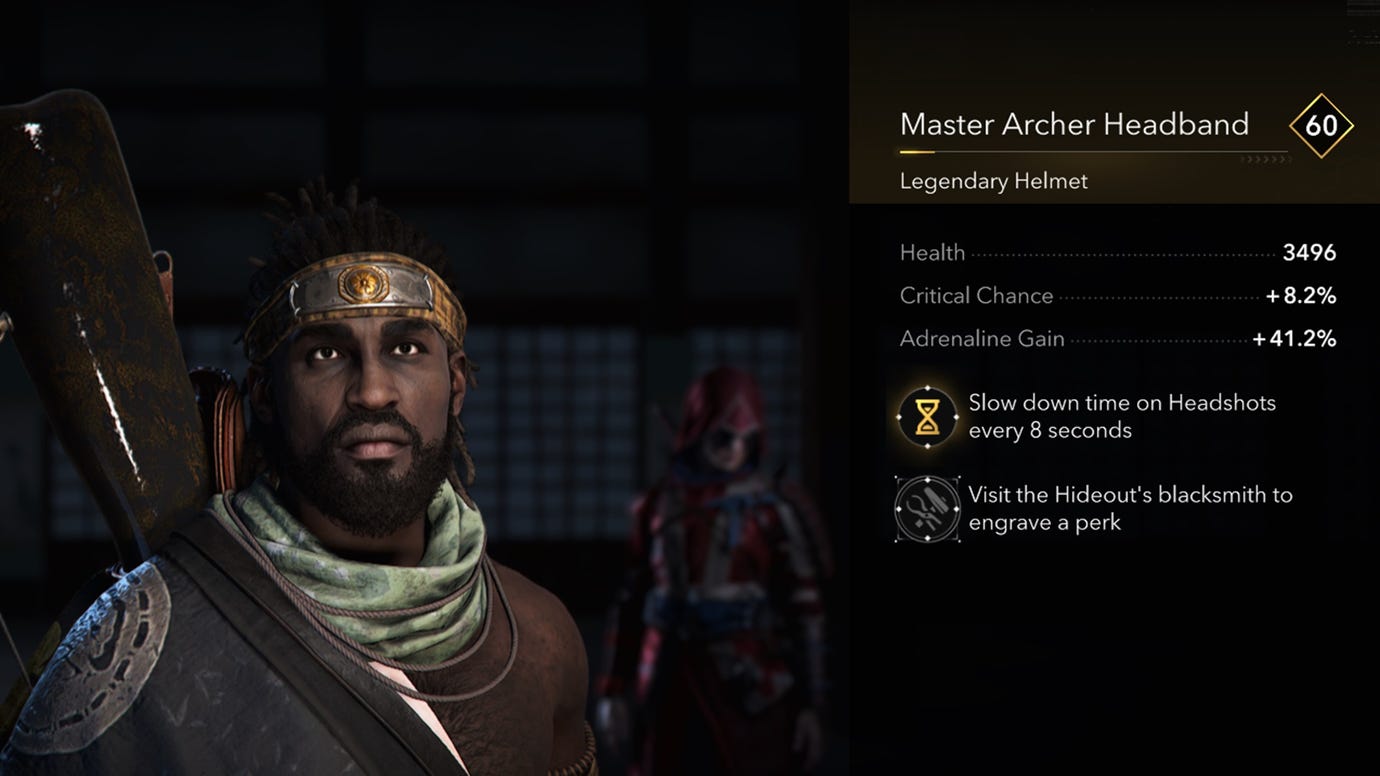 Yasuke's Master Archer Headband in Assassin's Creed Shadows.