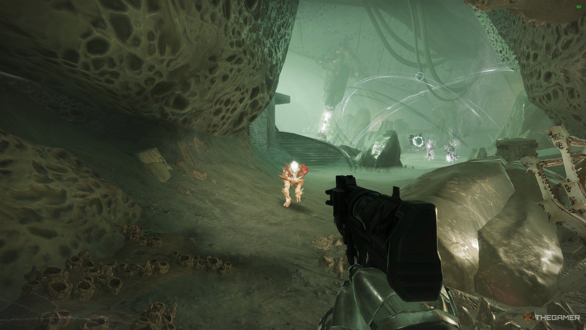 Guardian following a Ravenous Thrall, which leads to a secret of the Dreadnaught needed to get a few Chess Pieces in Destiny 2: Heresy.