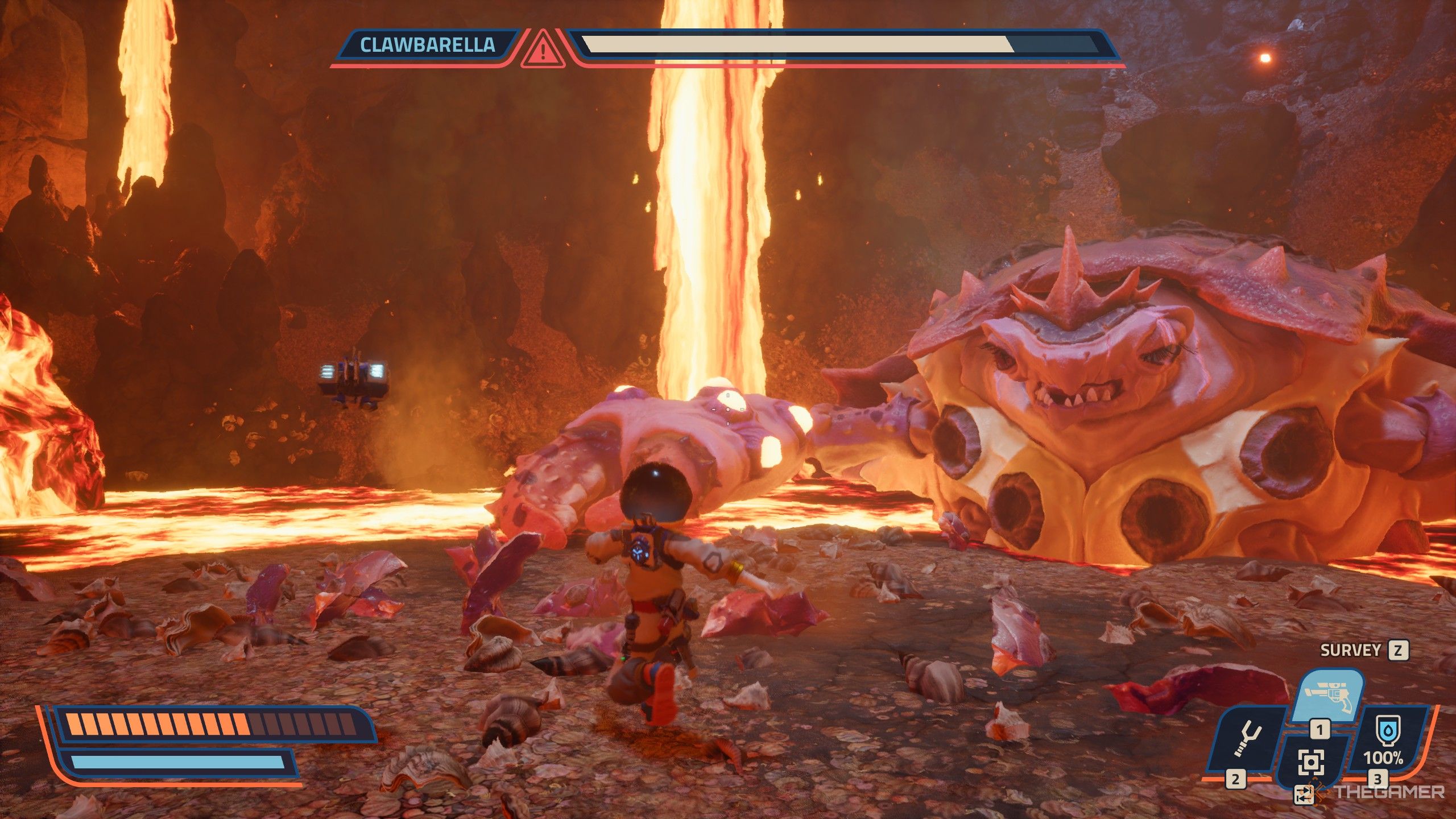 Revenge of the savage planet clawbarella phase two.