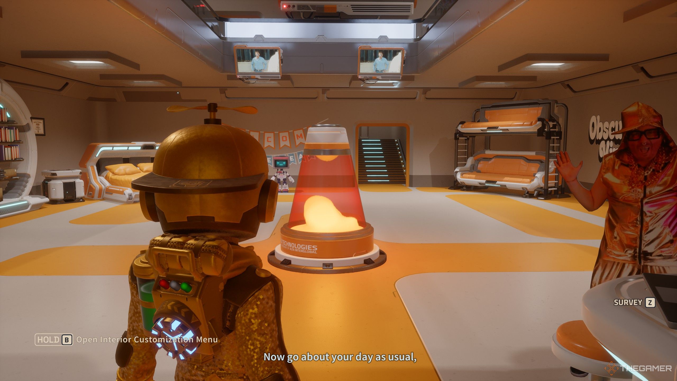 A customised habitat in revenge of the savage planet.