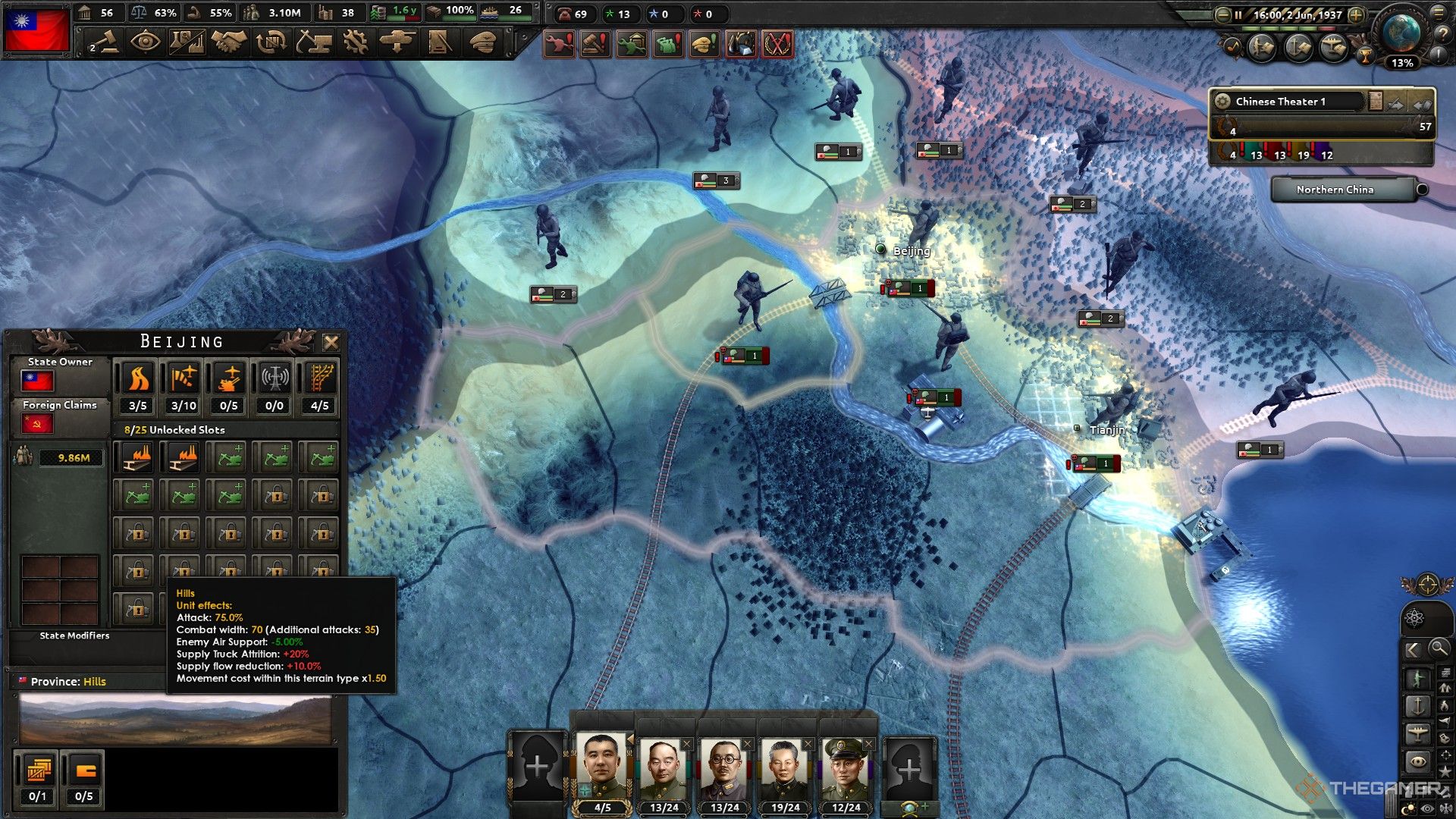 a hills territory selected near beijing in hearts of iron 4.