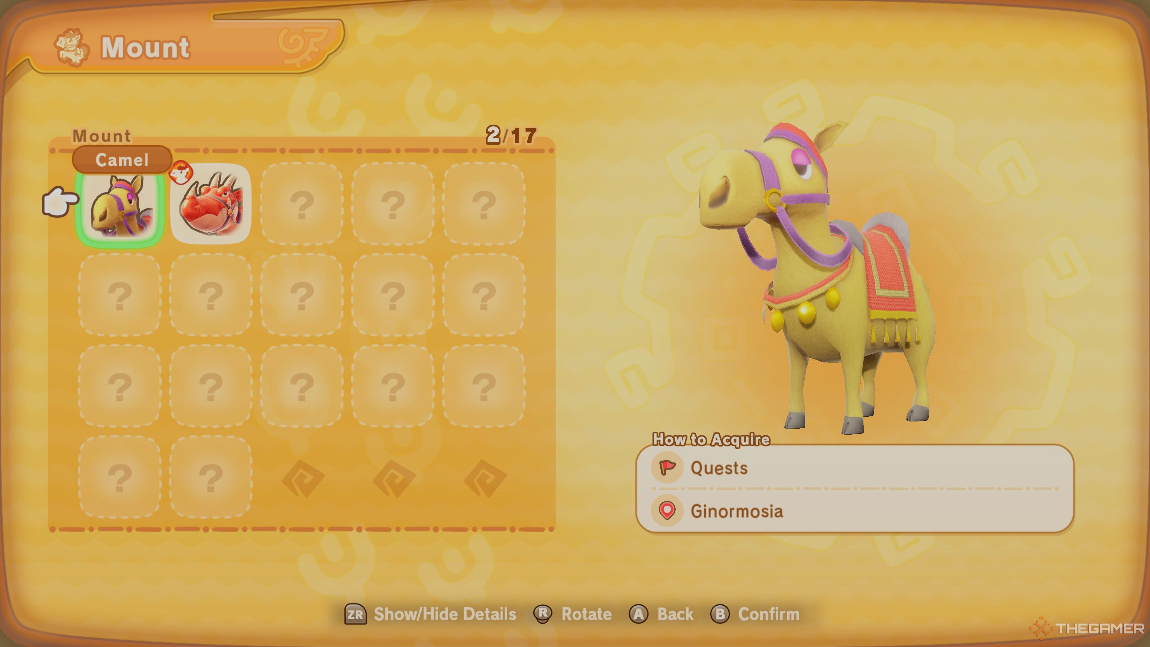 The camel mount in Fantasy Life i.