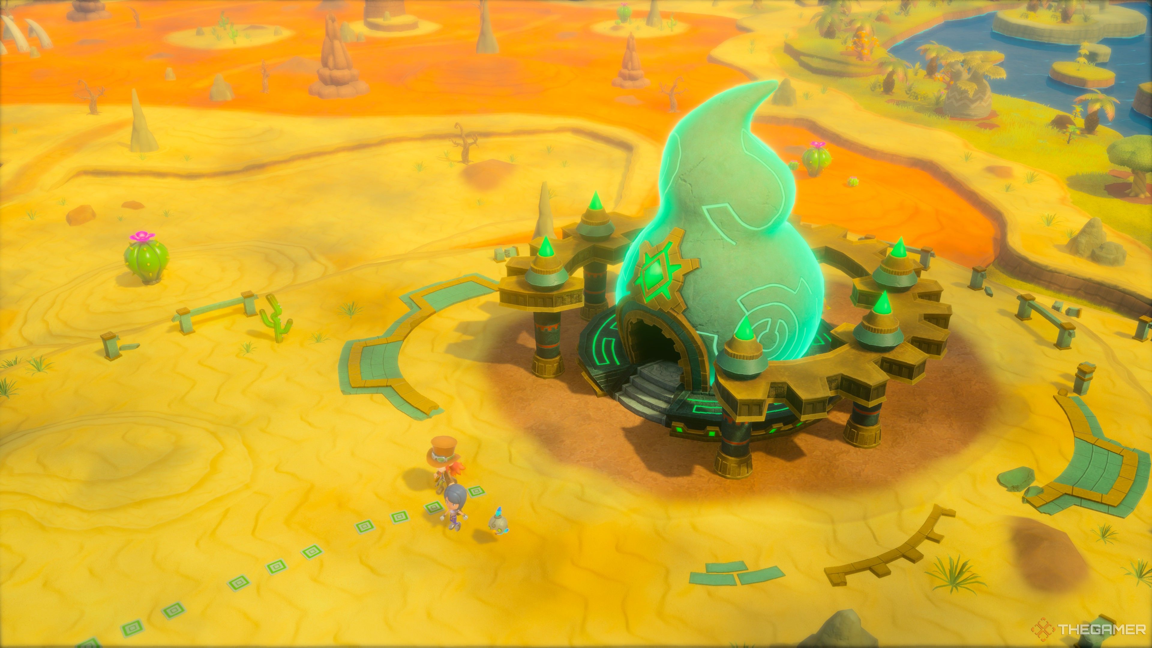 A shrine in East Dryridge Desert in Fantasy Life i.