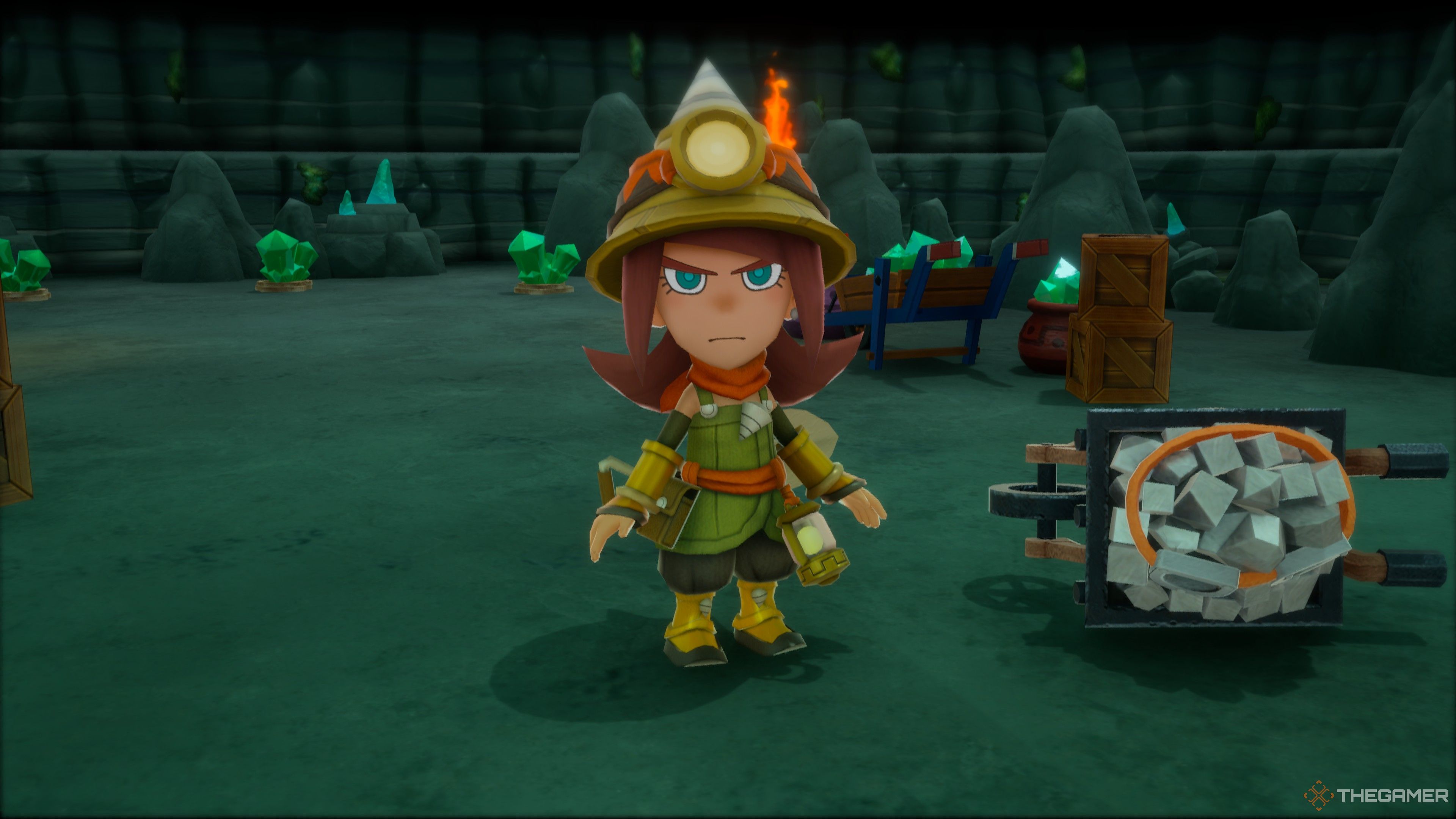 The forgetful miner in Fantasy Life i.