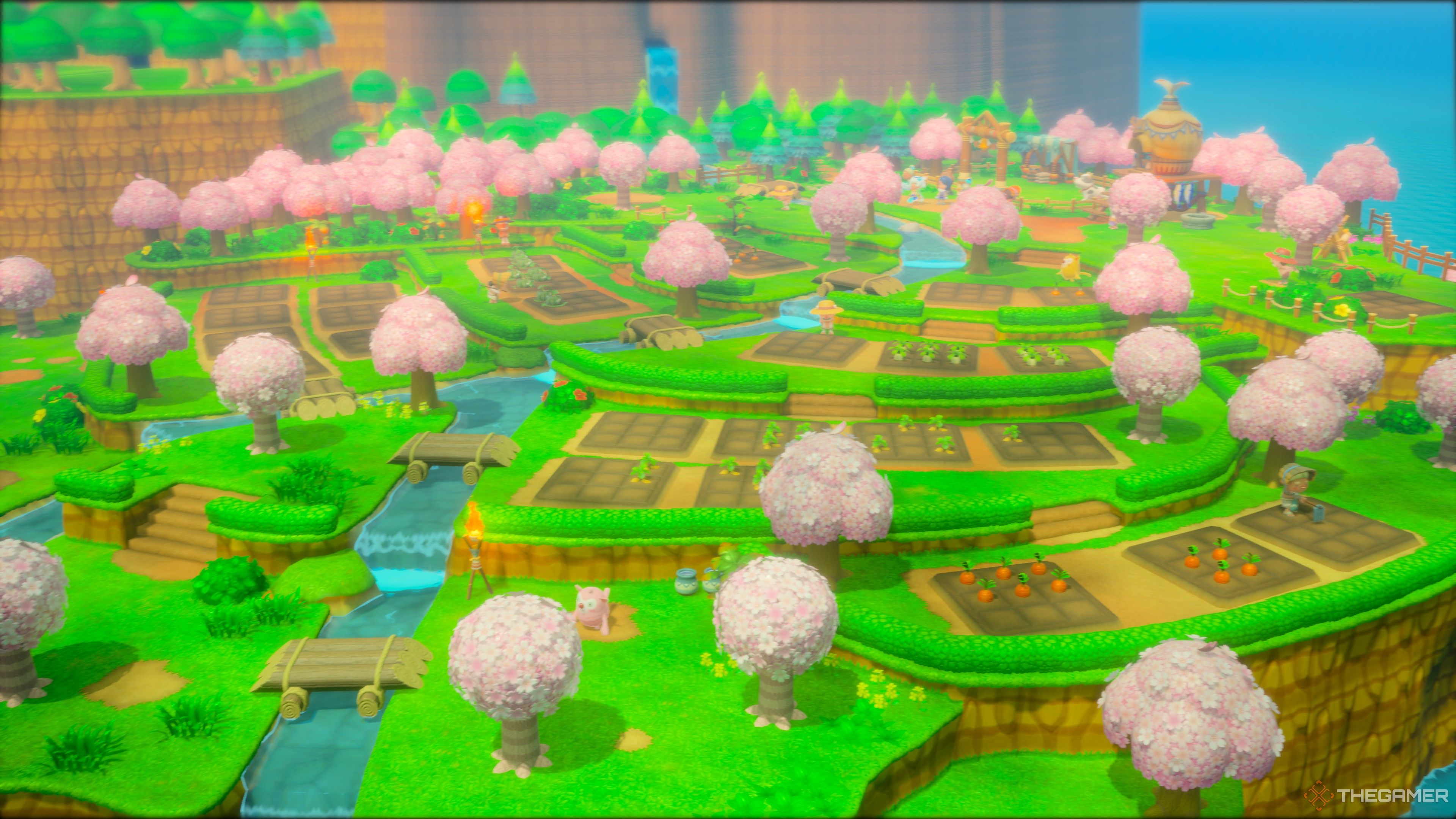 The Cherry Trees of Faraway Island in Fantasy Life i.