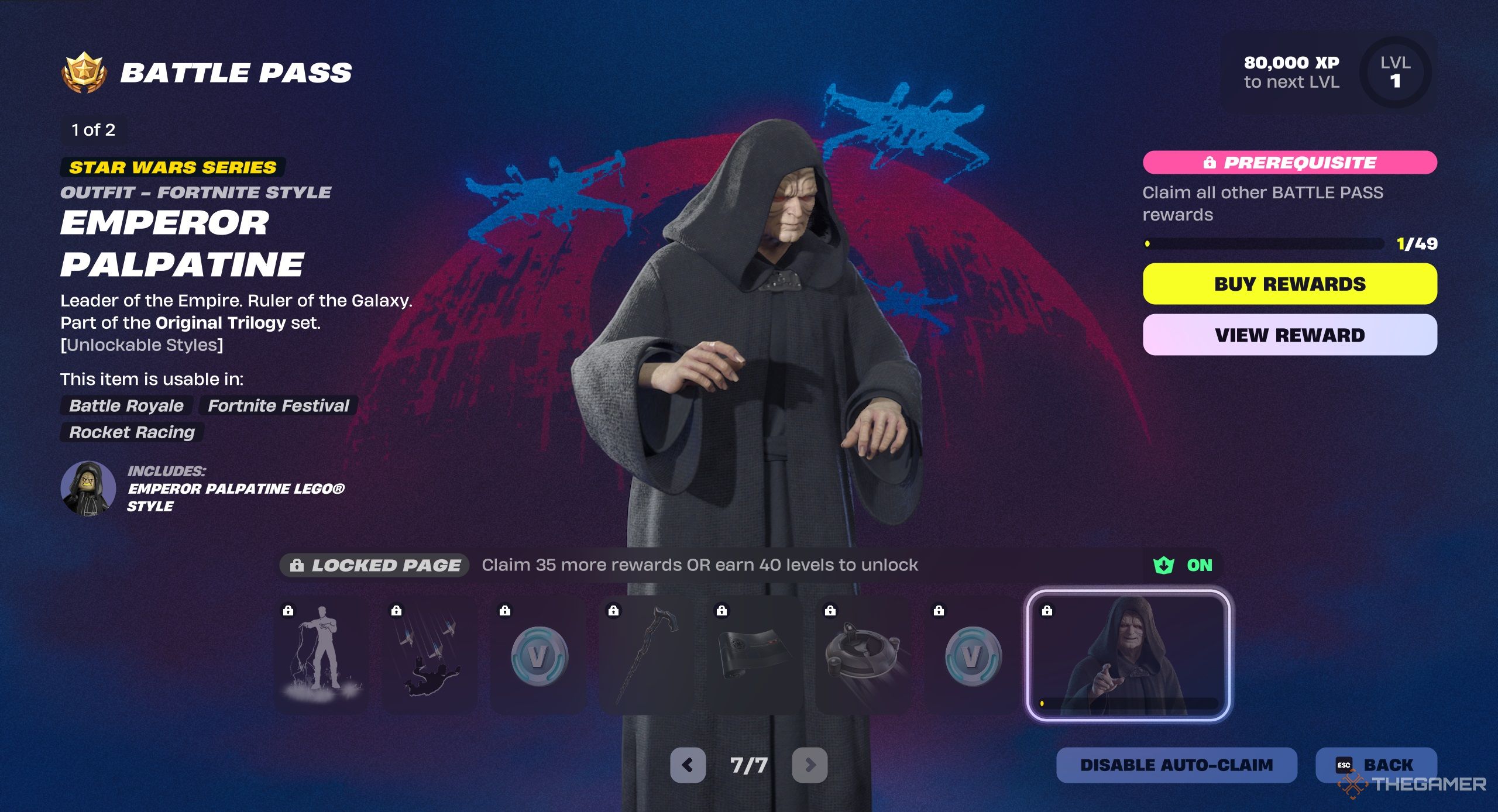 Награды Боевого Пропуска Fortnite, страница 7.