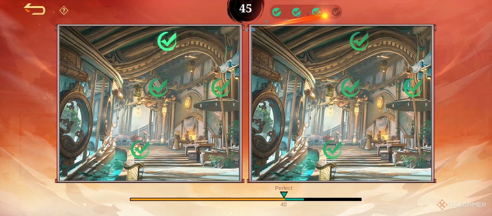 A screenshot of the Specialized Genjutsu Event showing all the differences in stage four of the MLBB X Naruto collab.