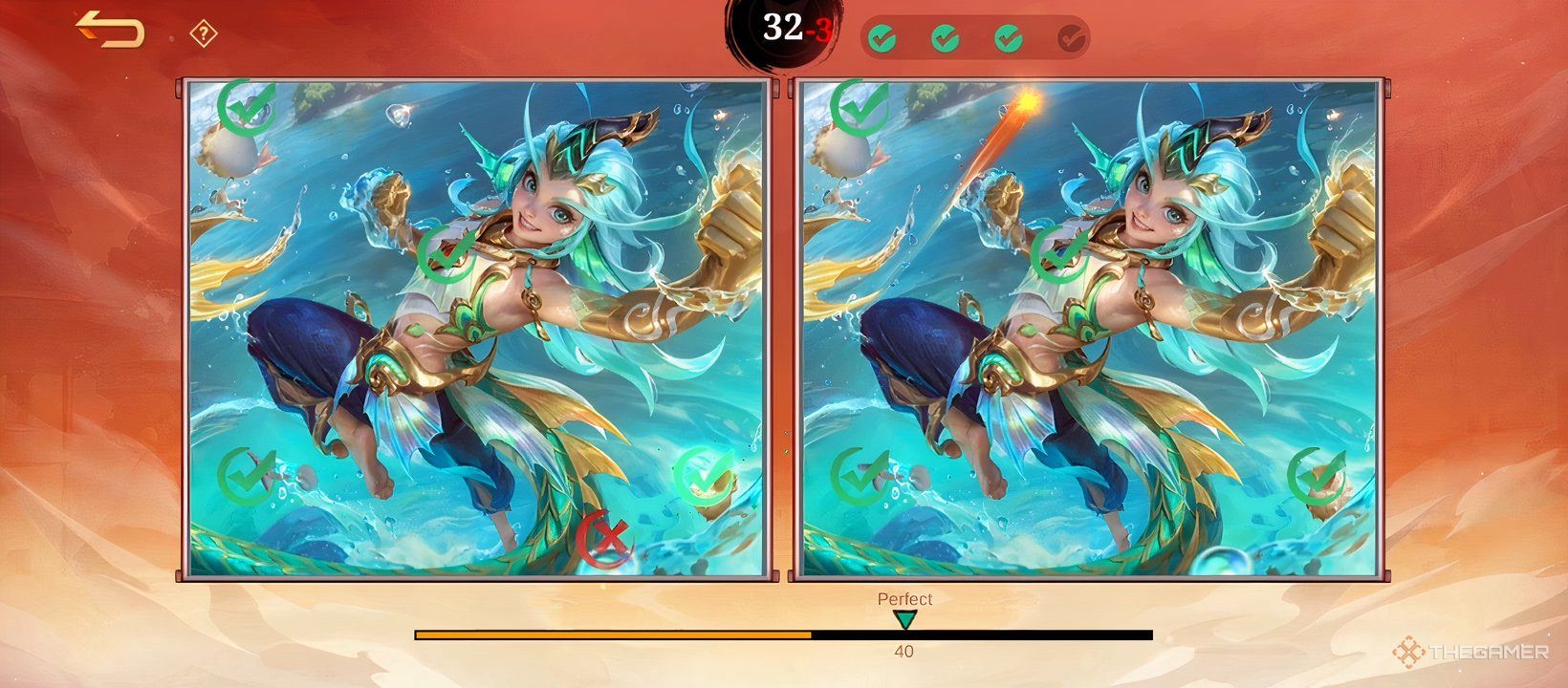 A screenshot of the Specialized Genjutsu Event showing all the differences in stage six of the MLBB X Naruto collab.