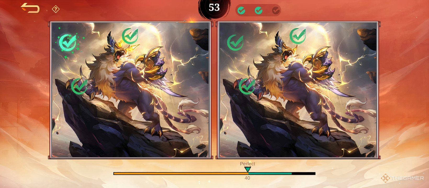 A screenshot of the Specialized Genjutsu Event showing all the differences in stage two of the MLBB X Naruto collab.