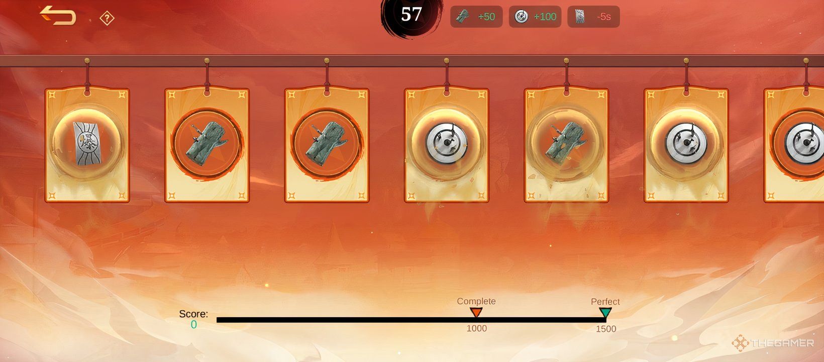 A screenshot of the Taijutsu Specialized Training challenge in the MLBB X Naaruto collab in Mobile Legends.