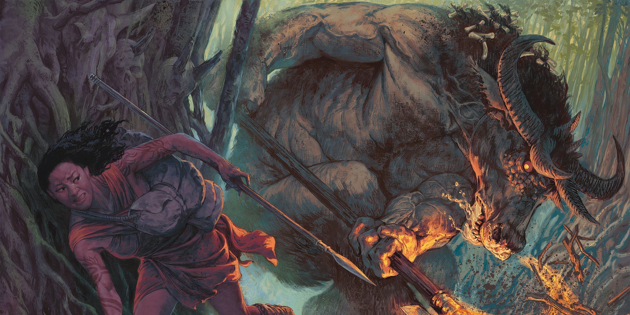The Minotaur of Baphomet stalking his pray in DND.
