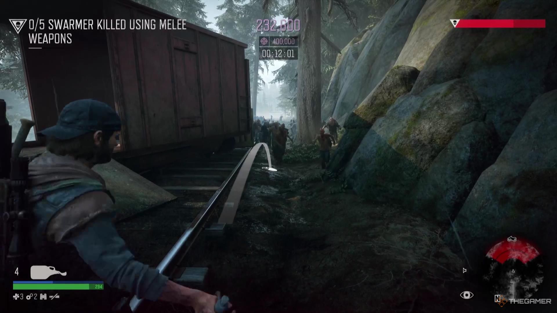 Дикон бросает Молотов в Орду в Days Gone Remastered.